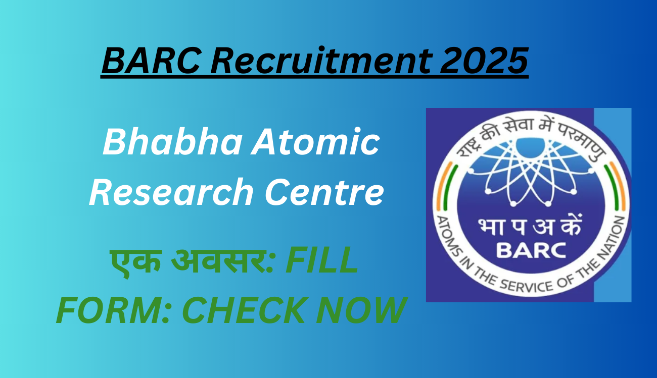 BARC Recruitment 2025