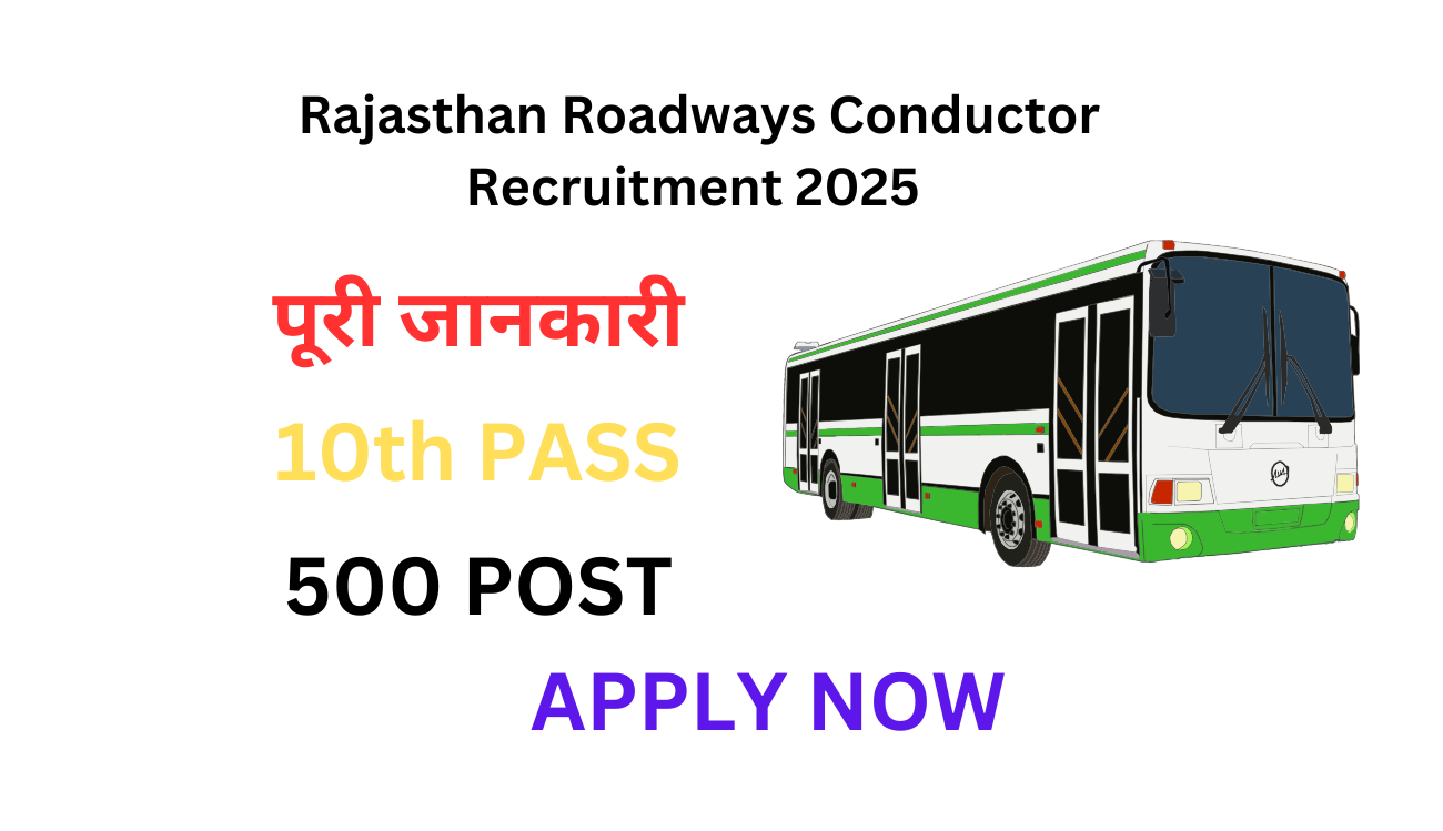 Rajasthan Roadways Conductor Recruitment 2025